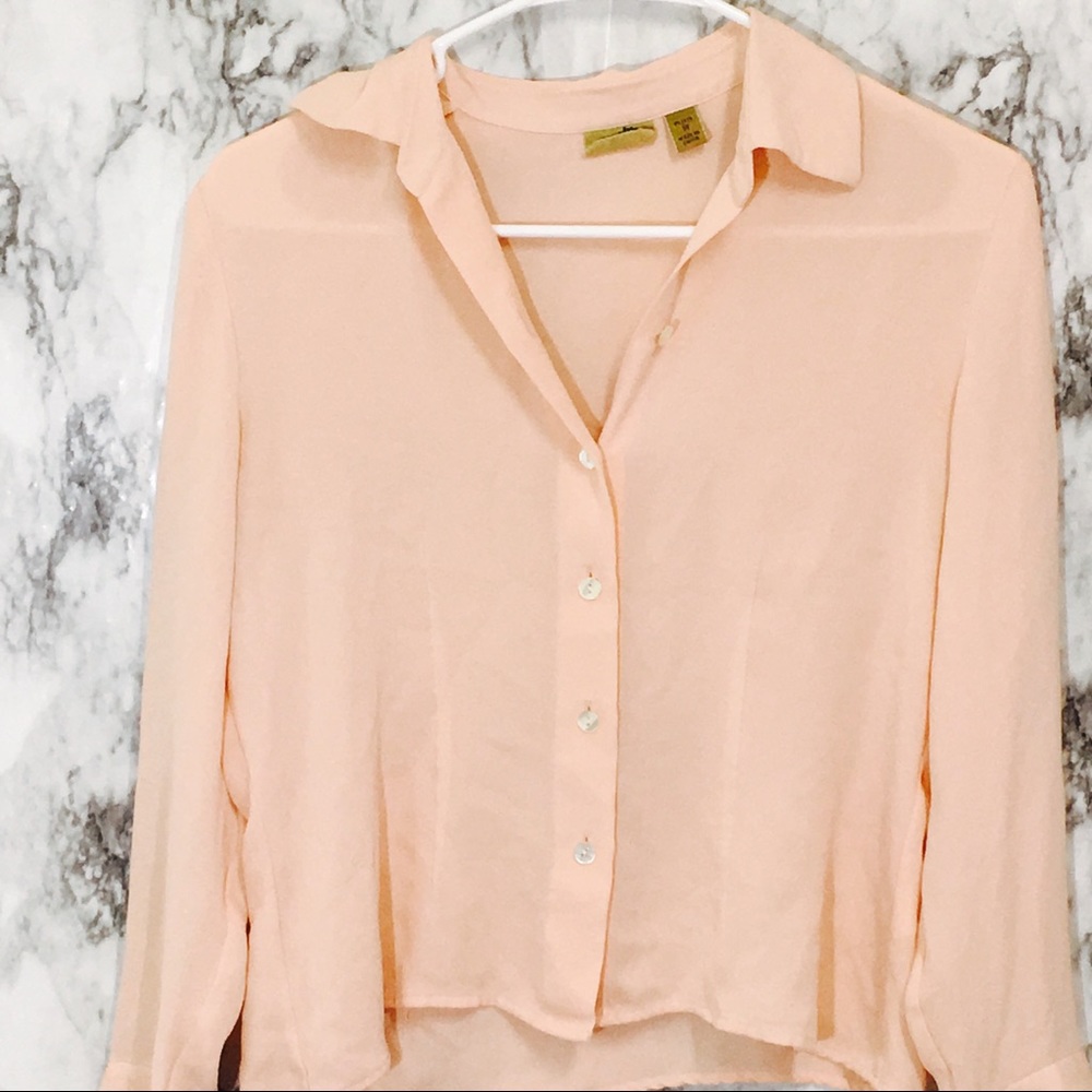 Calson Blush Button Down Blouse! - image 4